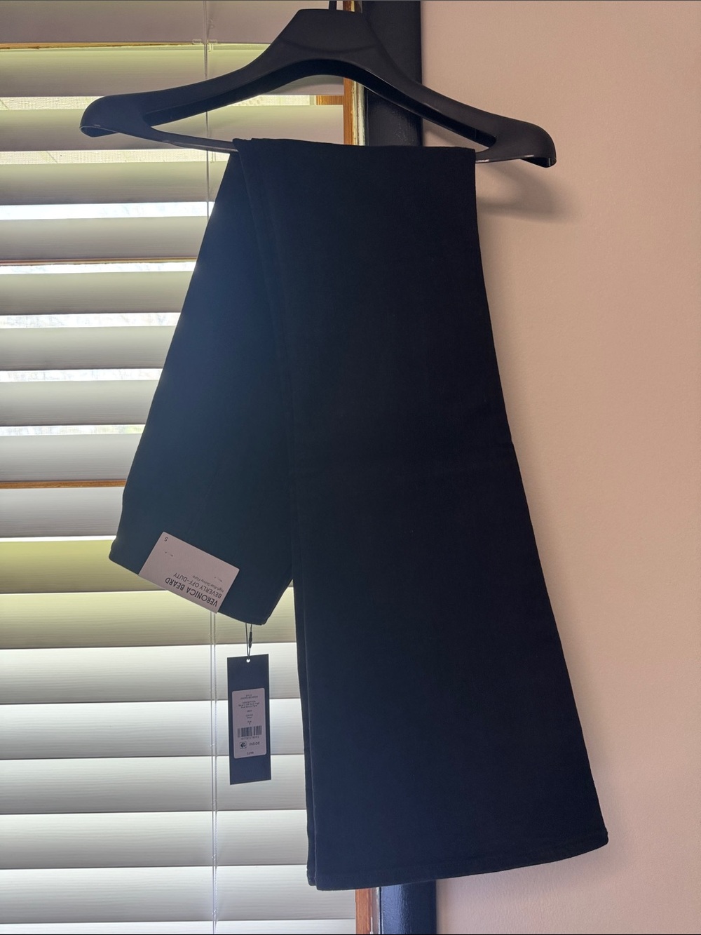 Veronica Beard Onyx Straight-Leg Pants